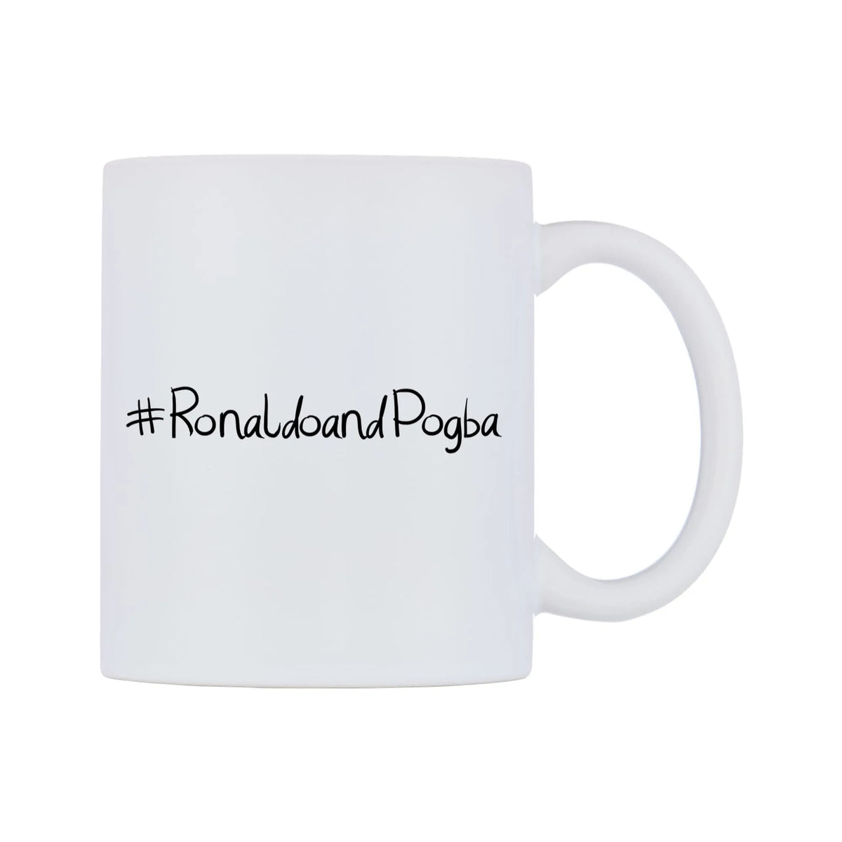 RonaldoandPogba Mug — mug, left side, on a white background