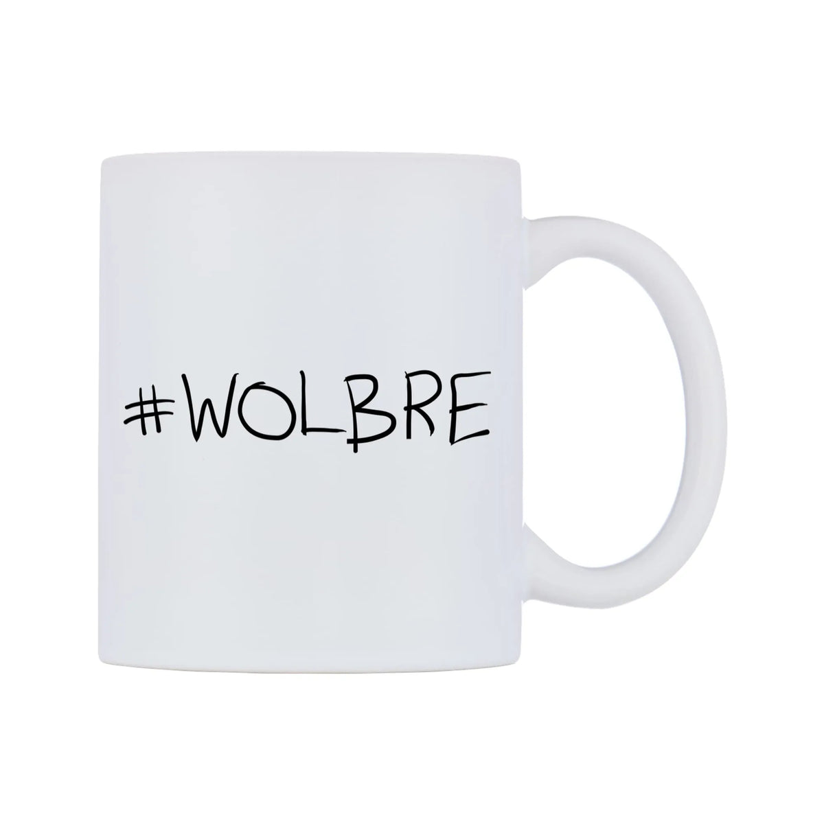 WOLBRE Mug — mug, left side, on a white background