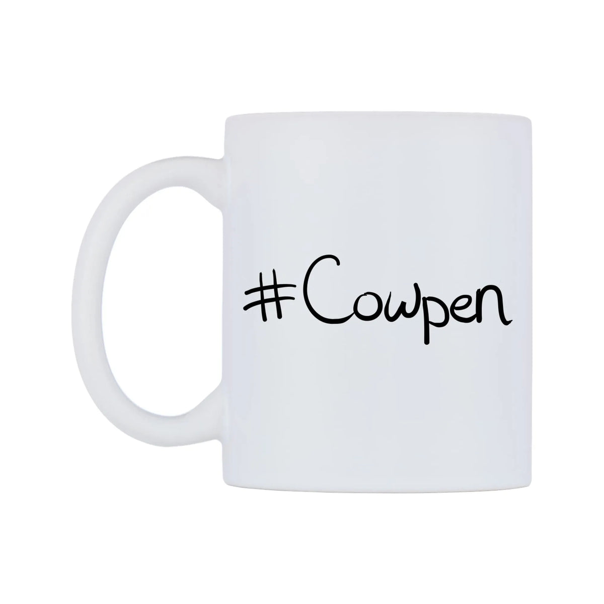 Cowpen Mug — mug, right side, on a white background