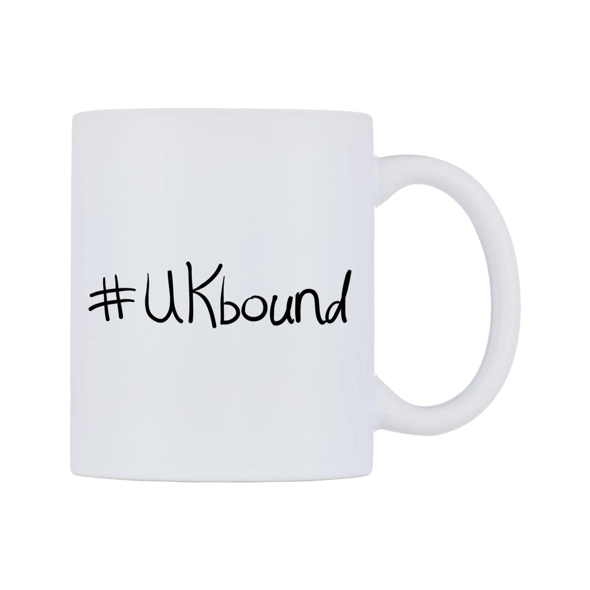 UKbound Mug — mug, left side, on a white background