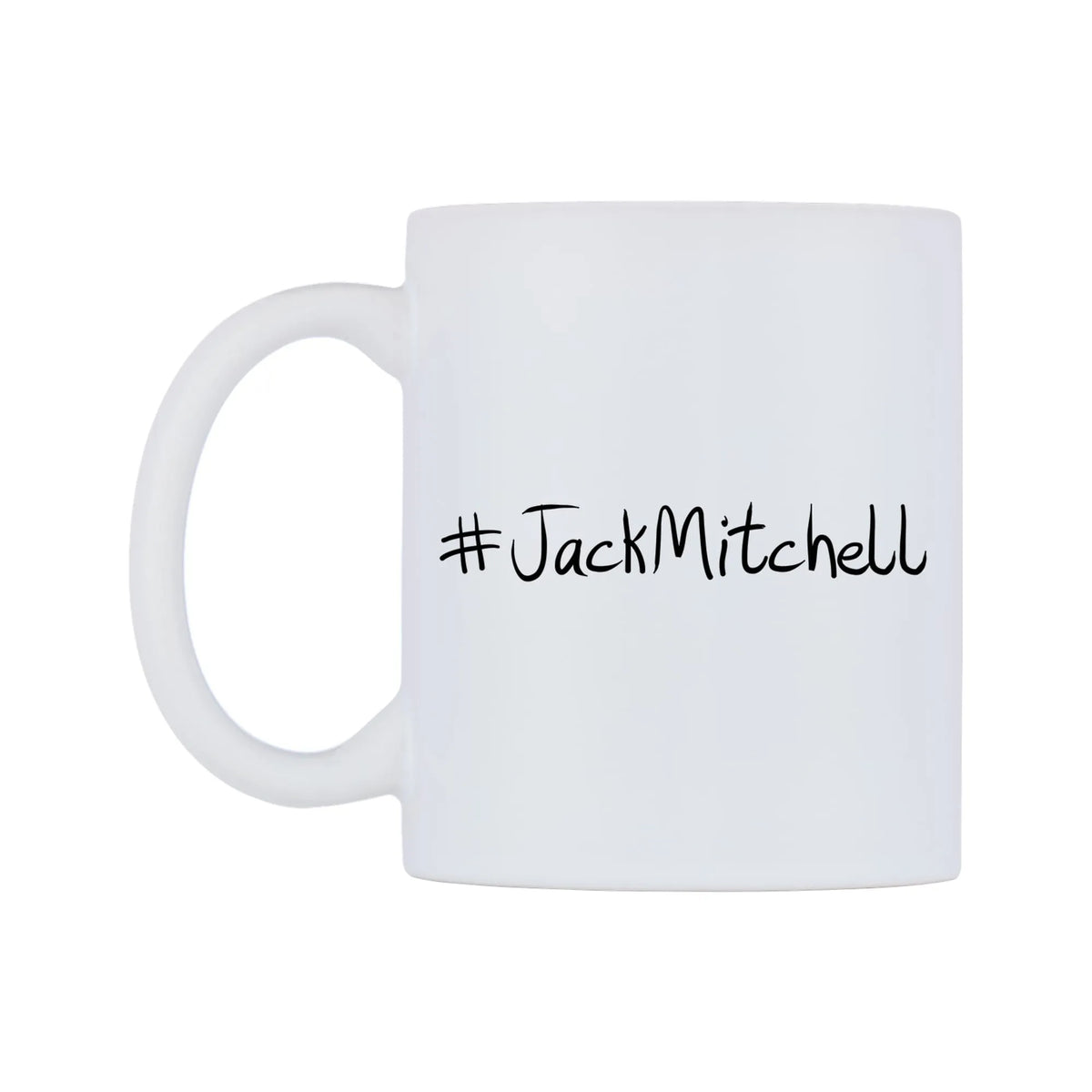 JackMitchell Mug — mug, right side, on a white background