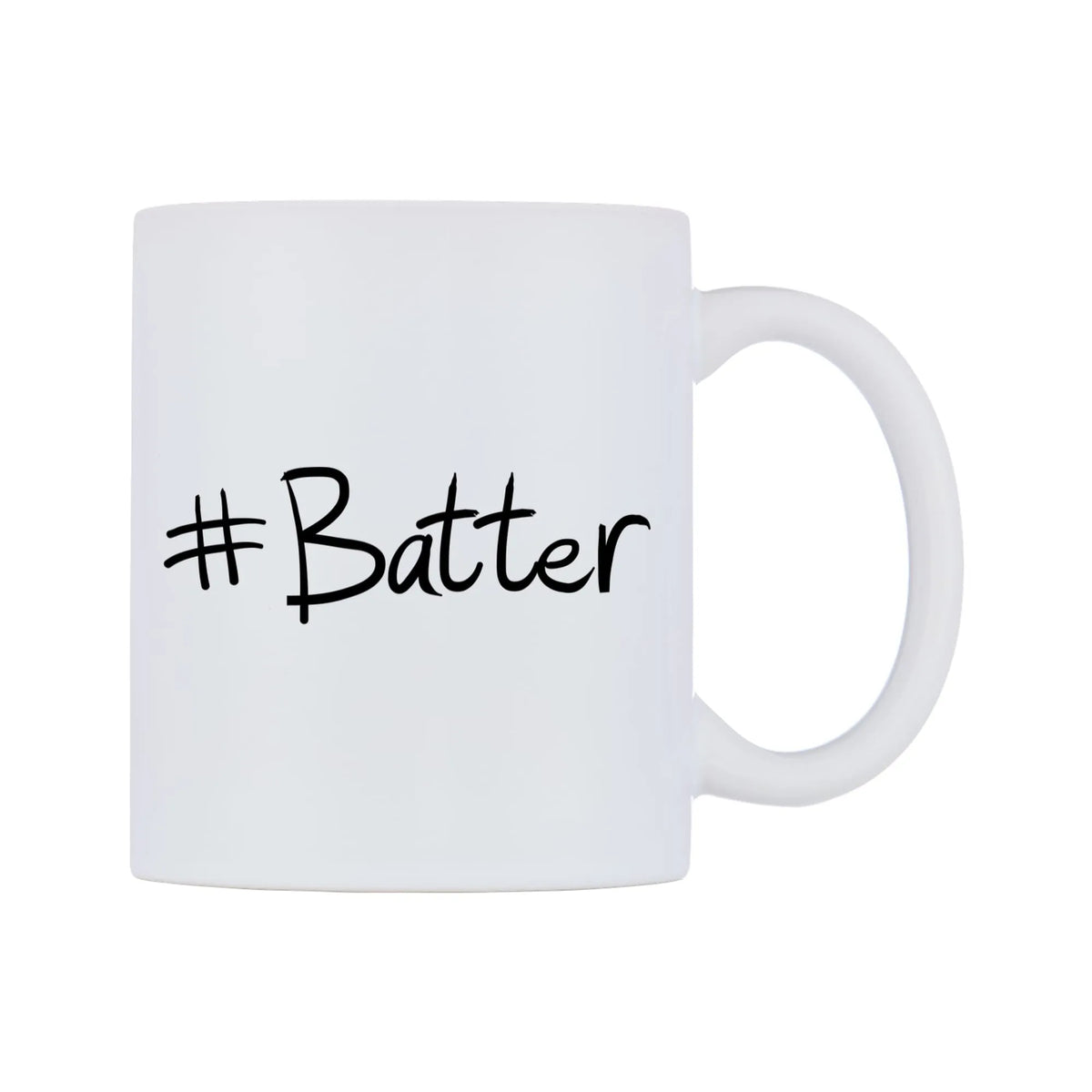Batter Mug — mug, left side, on a white background