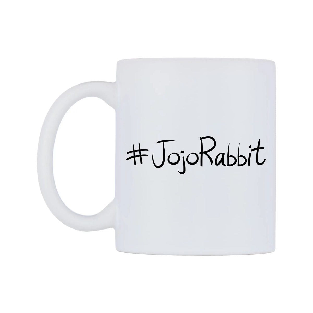 JojoRabbit Mug — mug, right side, on a white background