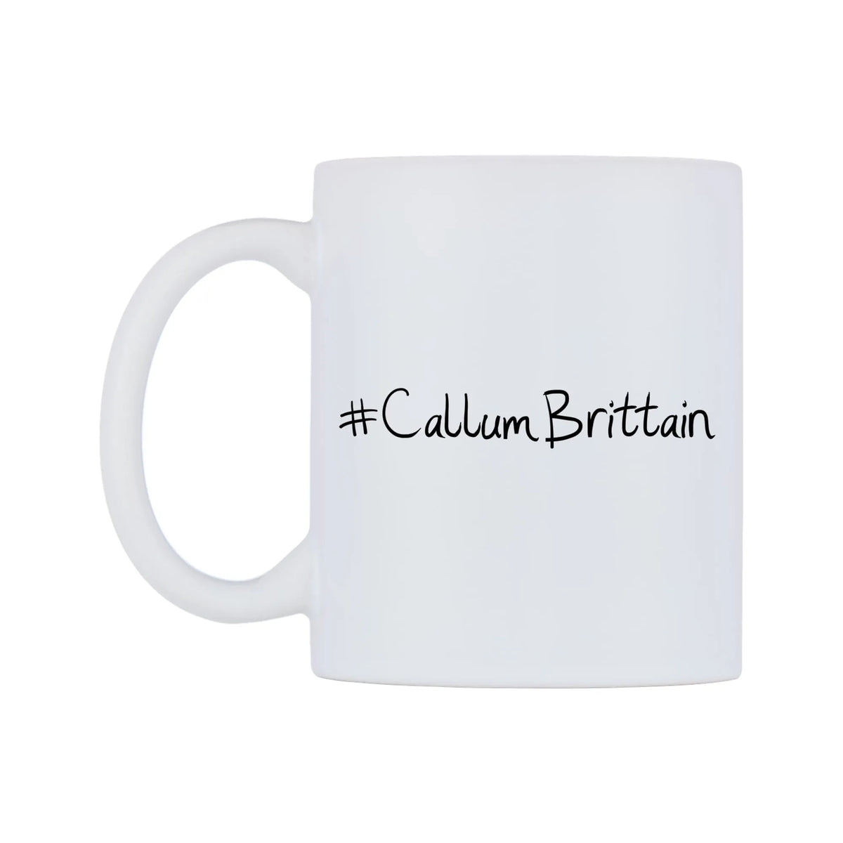 CallumBrittain Mug — mug, right side, on a white background