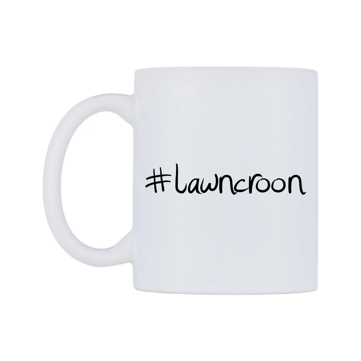 lawncroon Mug — mug, right side, on a white background