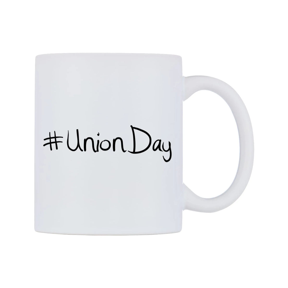 UnionDay Mug — mug, left side, on a white background