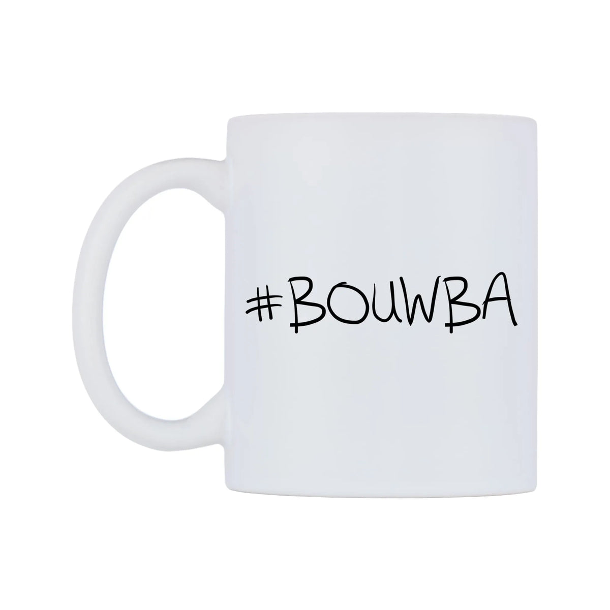 BOUWBA Mug — mug, right side, on a white background