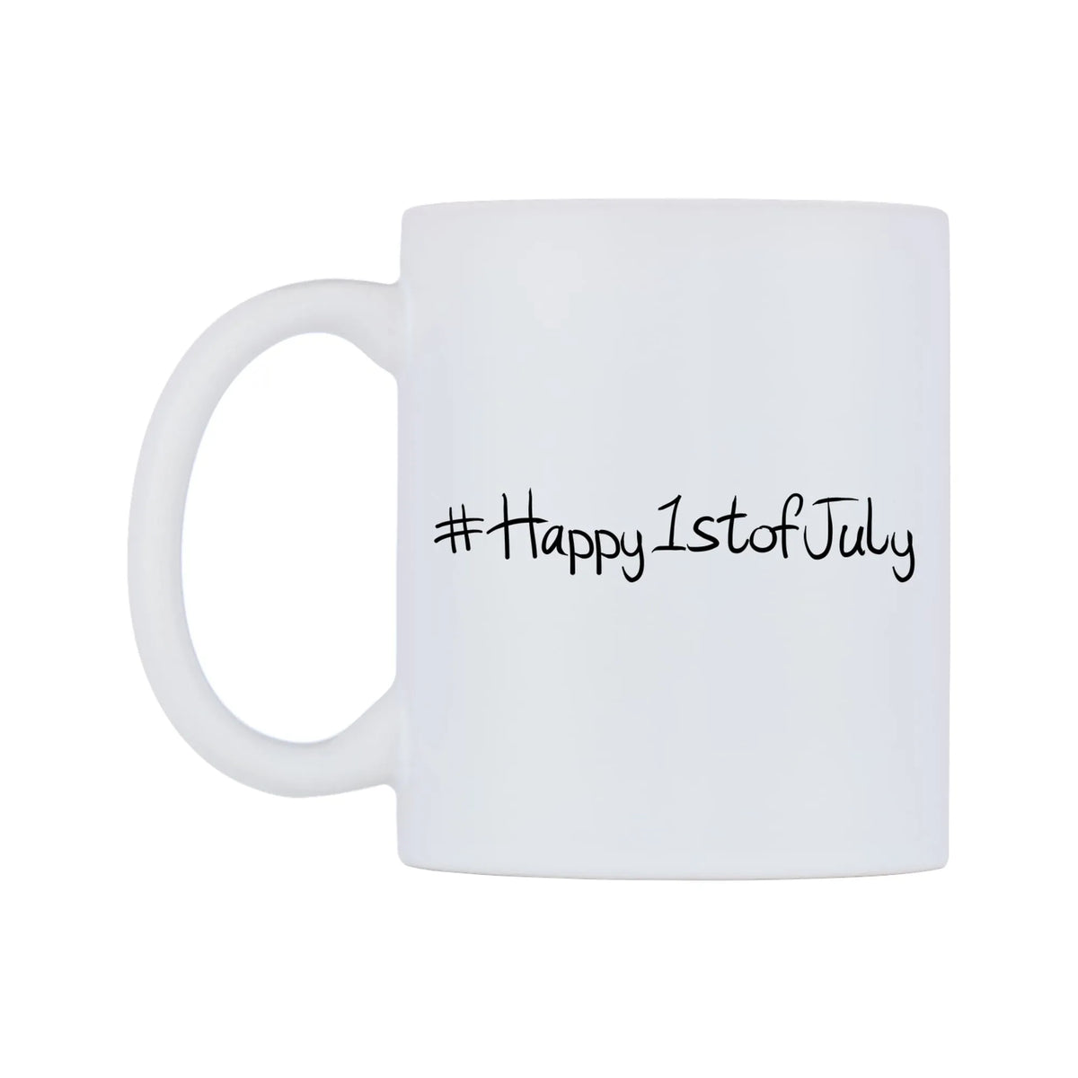 Happy1stofJuly Mug — mug, right side, on a white background