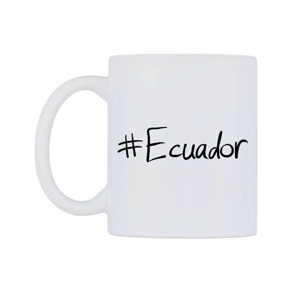 Ecuador Mug — mug, right side, on a white background