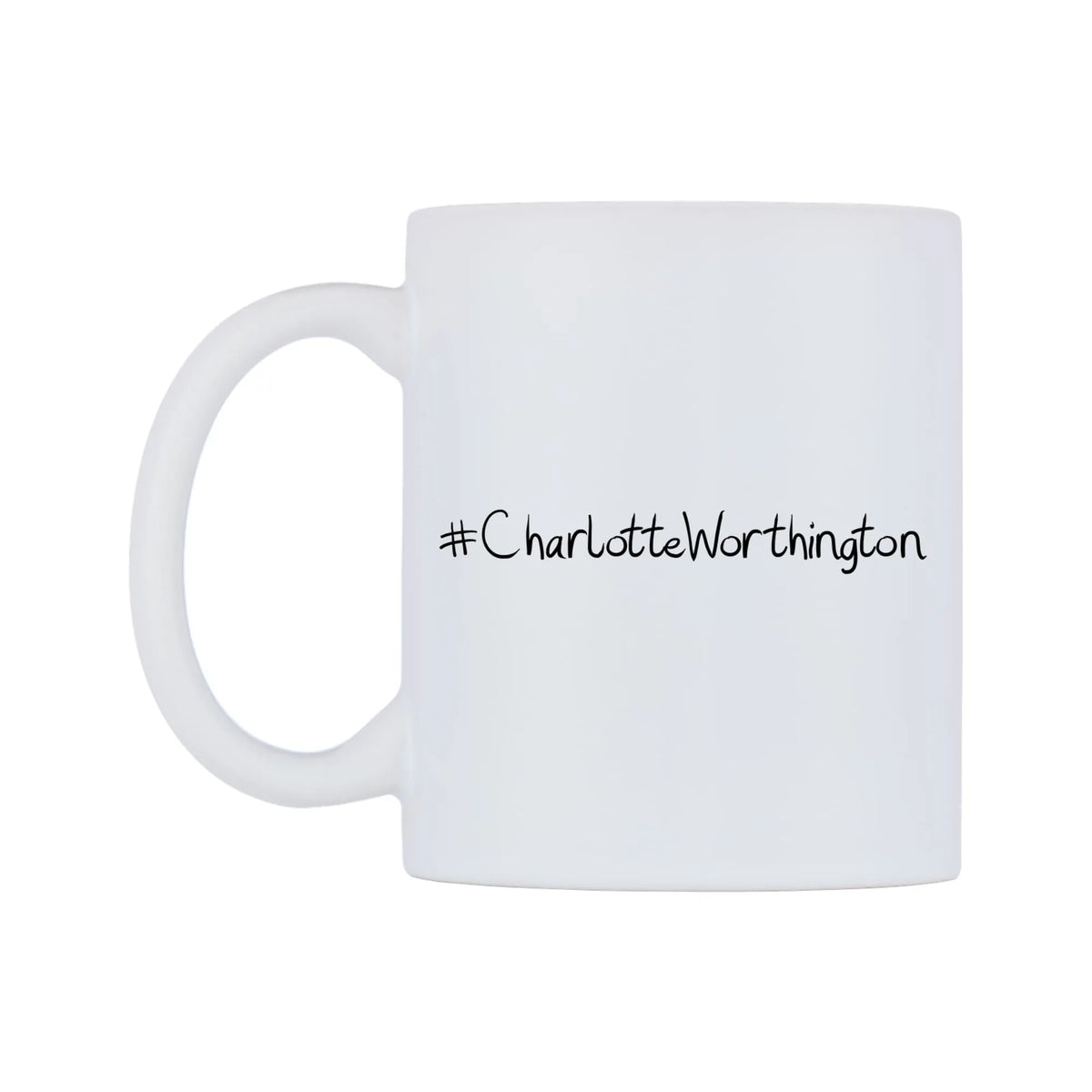 CharlotteWorthington Mug — mug, right side, on a white background
