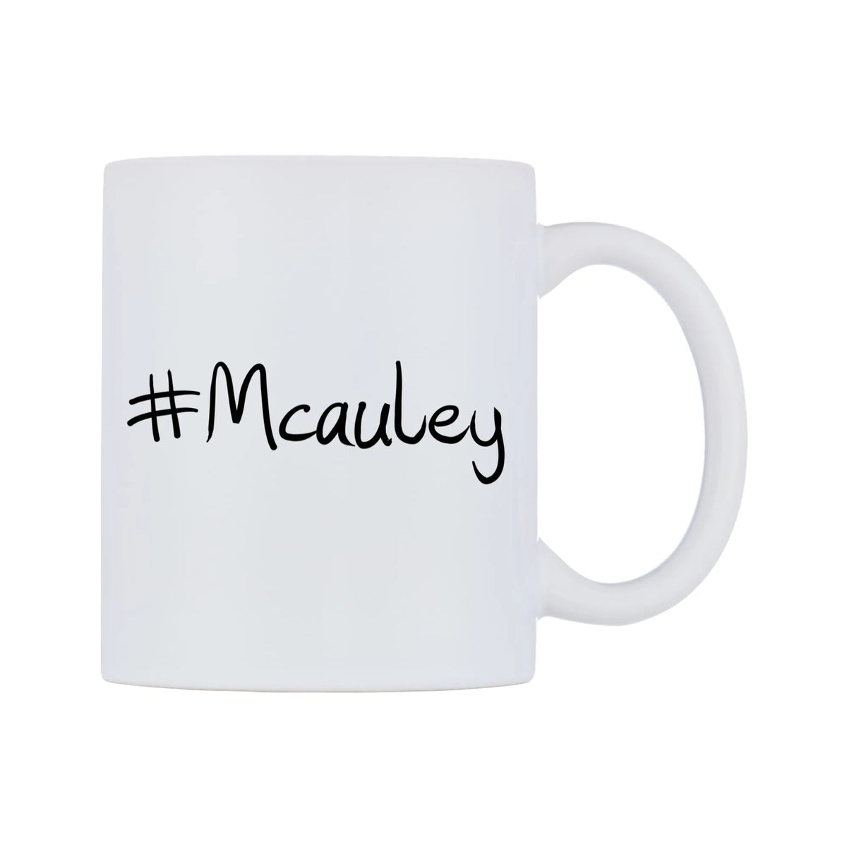 Mcauley Mug — mug, left side, on a white background