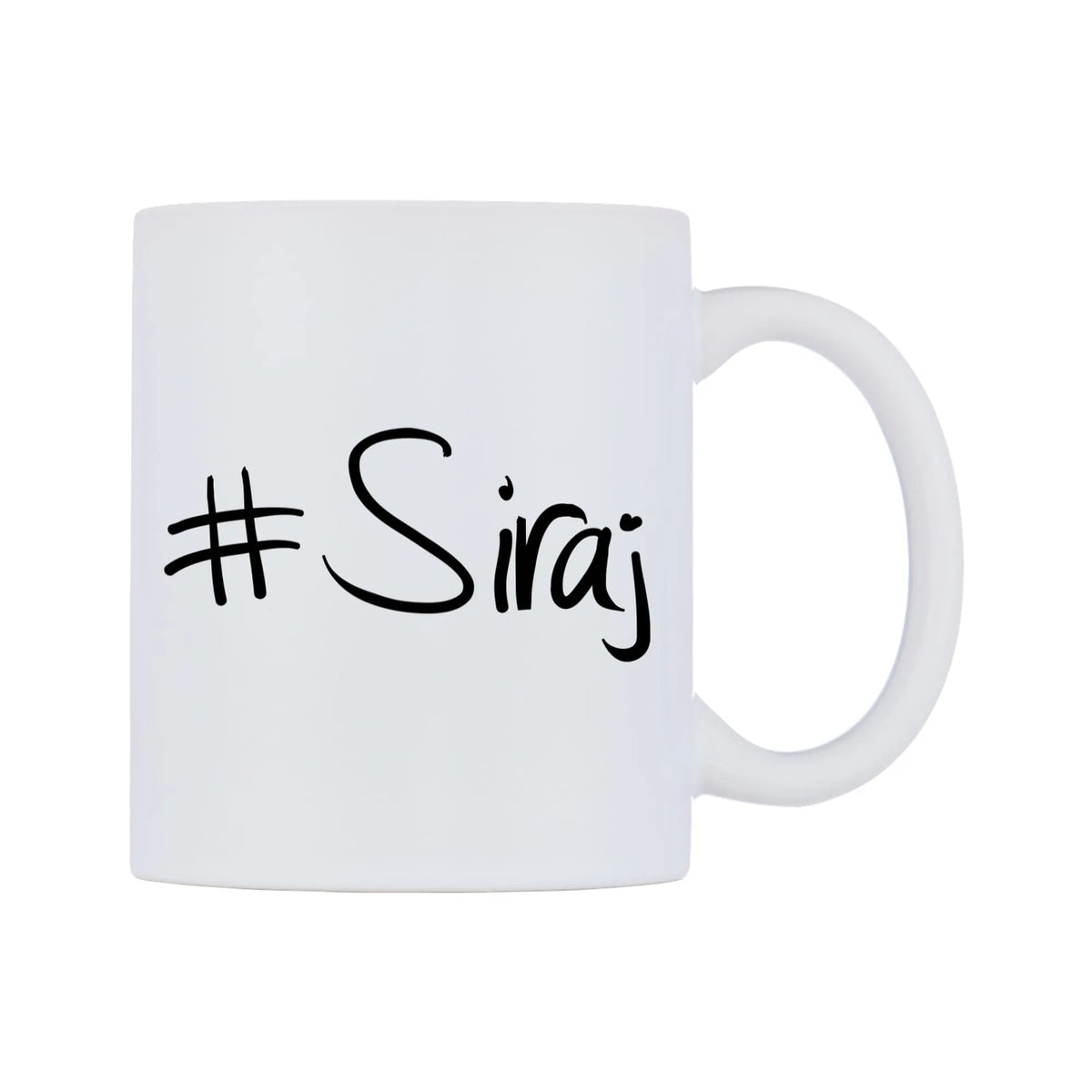 Siraj Mug — mug, left side, on a white background