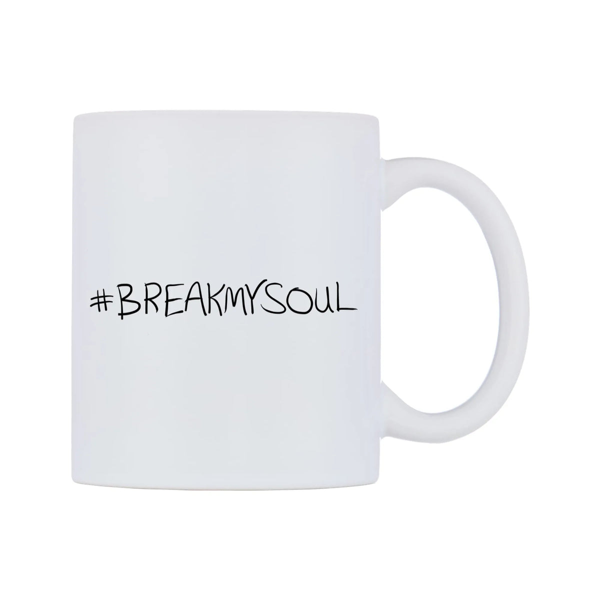 BREAKMYSOUL Mug — mug, left side, on a white background