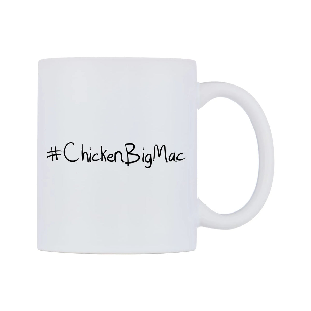 ChickenBigMac Mug — mug, left side, on a white background