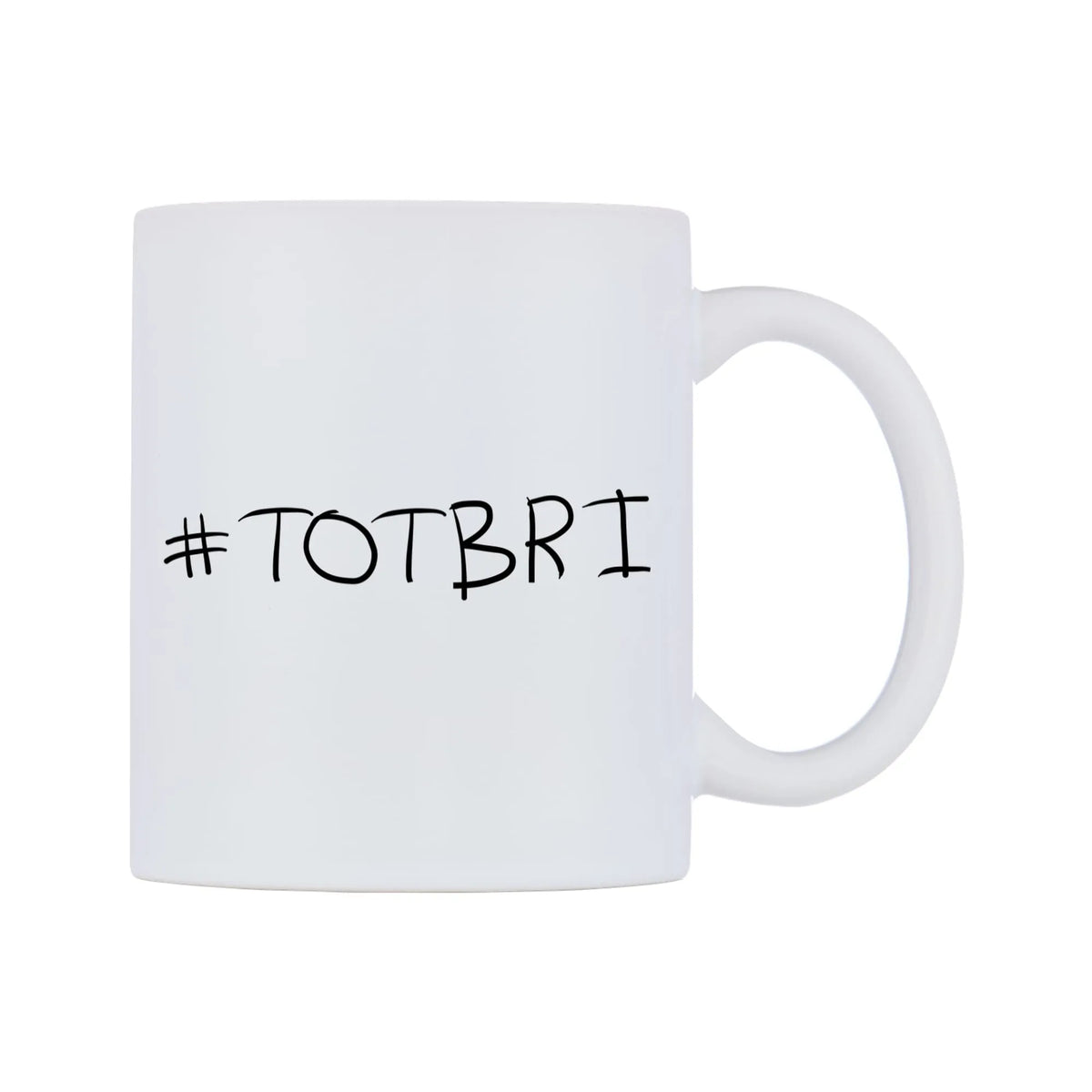 TOTBRI Mug — mug, left side, on a white background