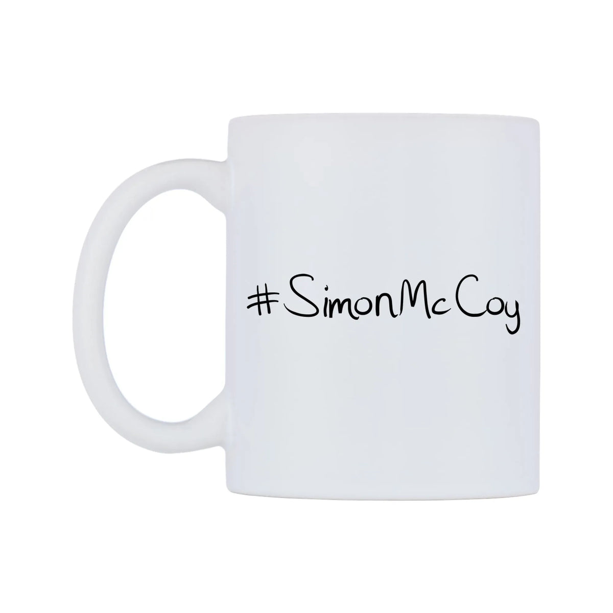 SimonMcCoy Mug — mug, right side, on a white background