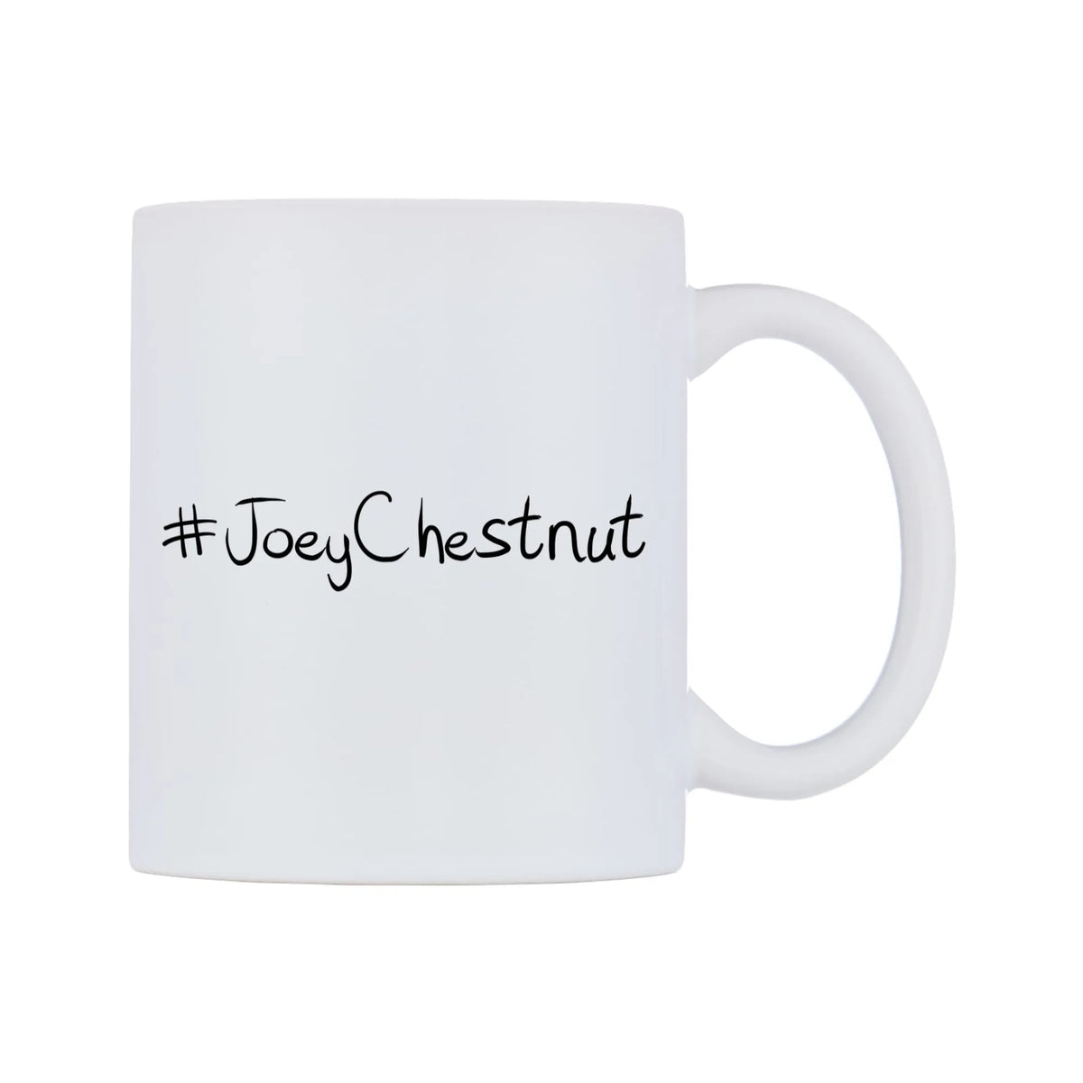JoeyChestnut Mug — mug, left side, on a white background