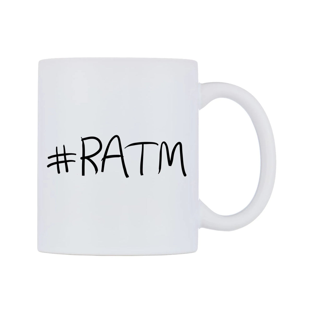 RATM Mug — mug, left side, on a white background