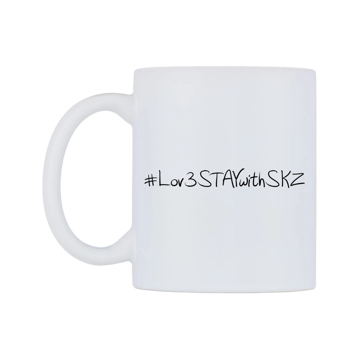 Lov3STAYwithSKZ Mug — mug, right side, on a white background