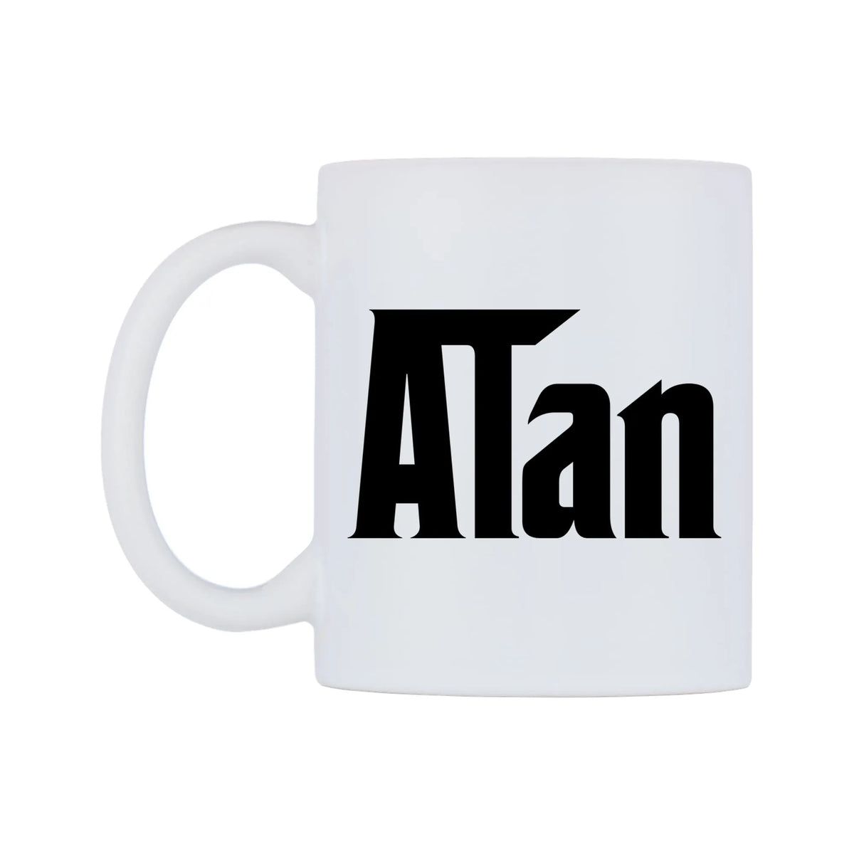Alan - Godfather Themed Mug — white 11oz gloss mug, right side, on a white background