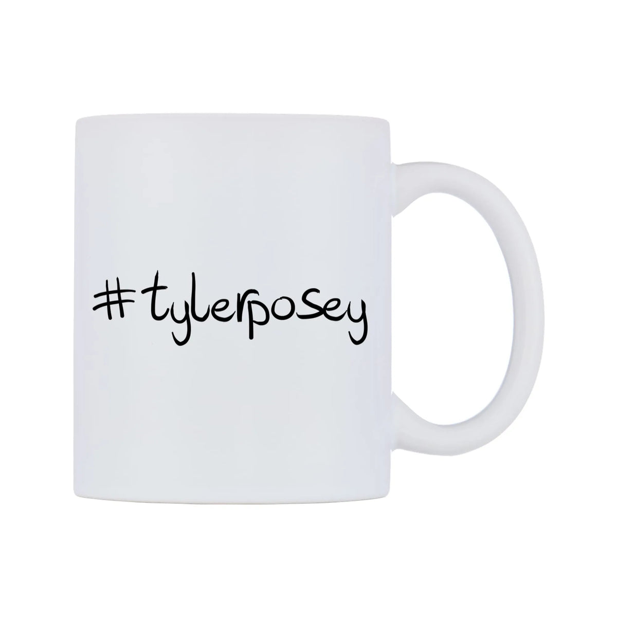 tylerposey Mug — mug, left side, on a white background