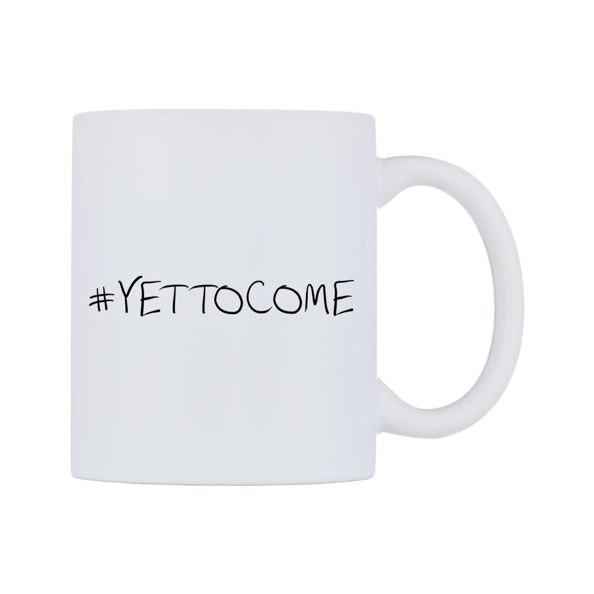 YETTOCOME Mug — mug, left side, on a white background