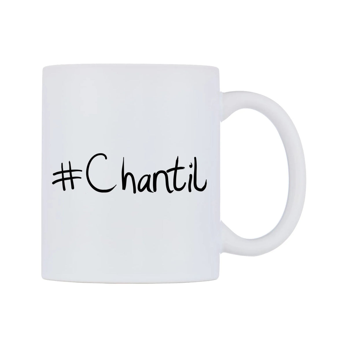 Chantil Mug — mug, left side, on a white background