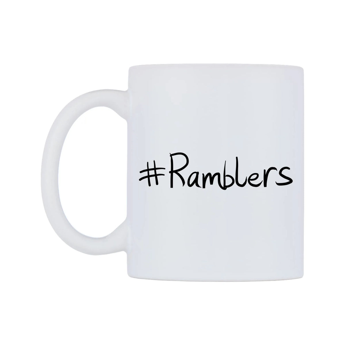 Ramblers Mug — mug, right side, on a white background