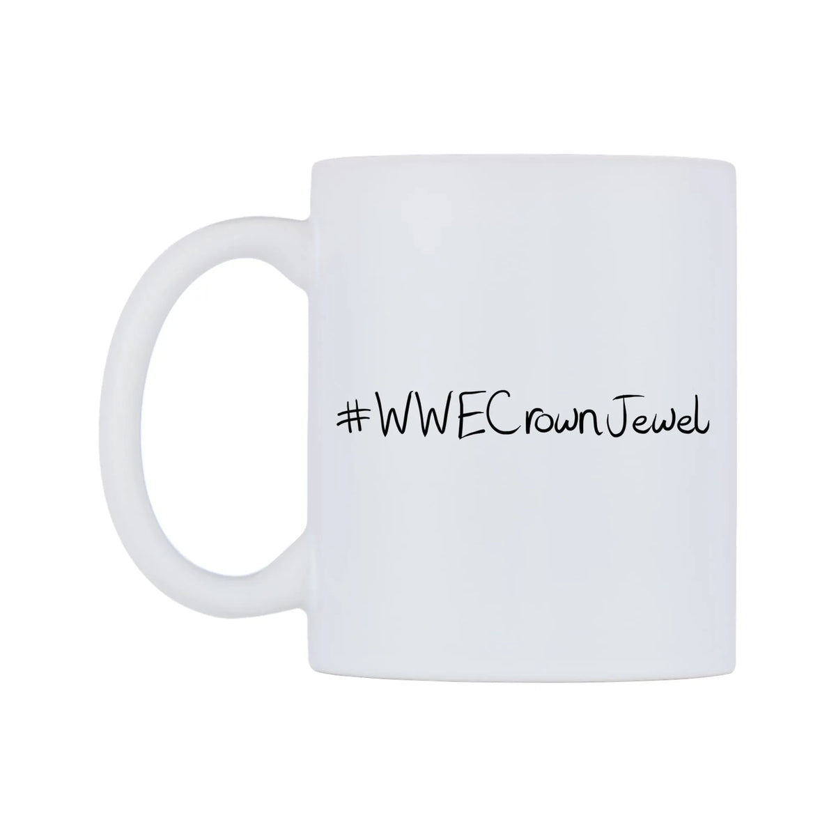 WWECrownJewel Mug — mug, right side, on a white background