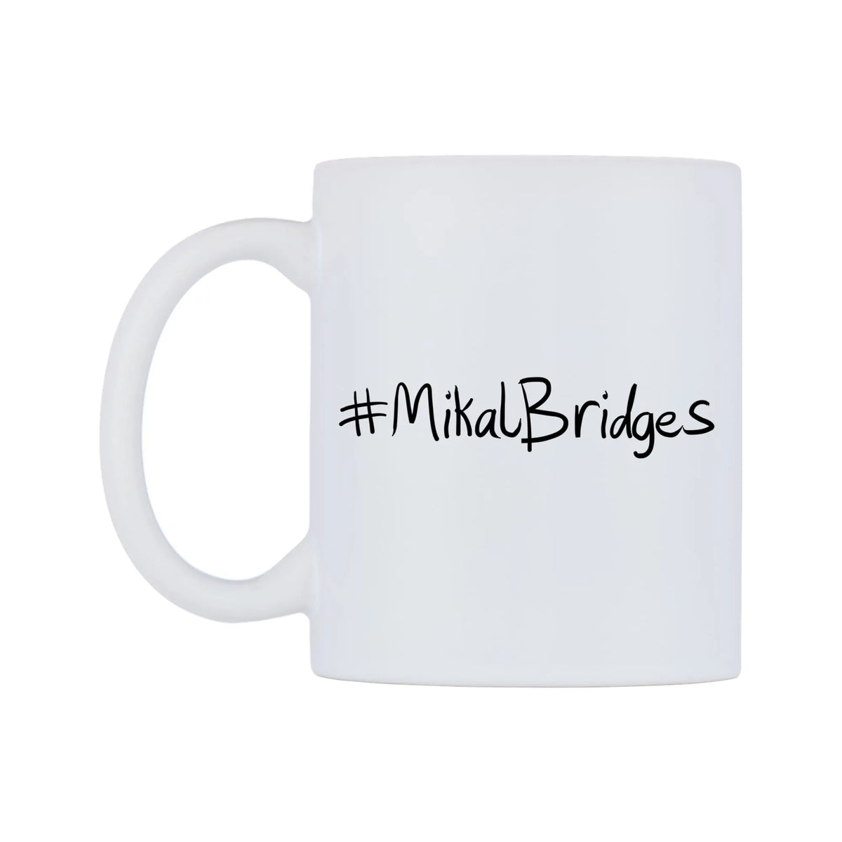 MikalBridges Mug — mug, right side, on a white background
