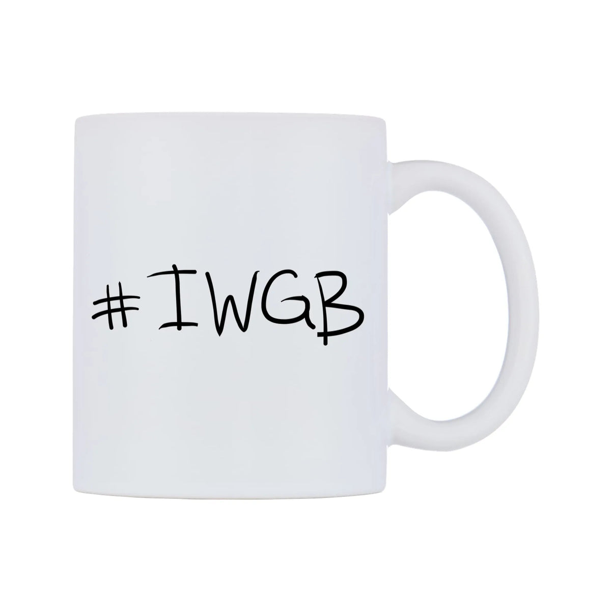 IWGB Mug — mug, left side, on a white background