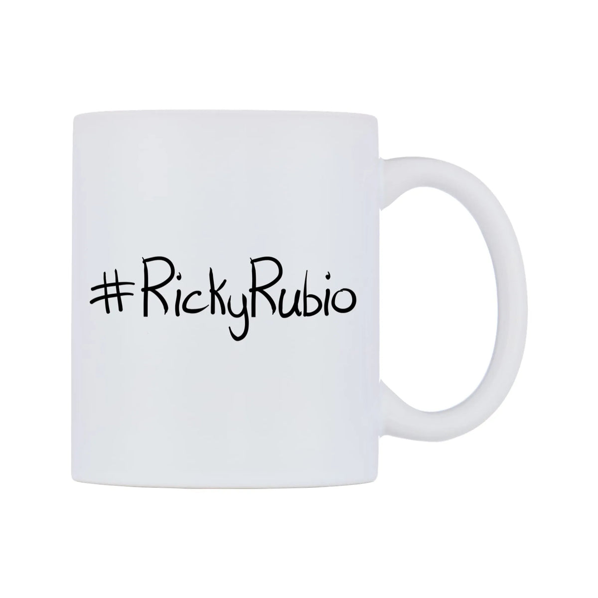 RickyRubio Mug — mug, left side, on a white background