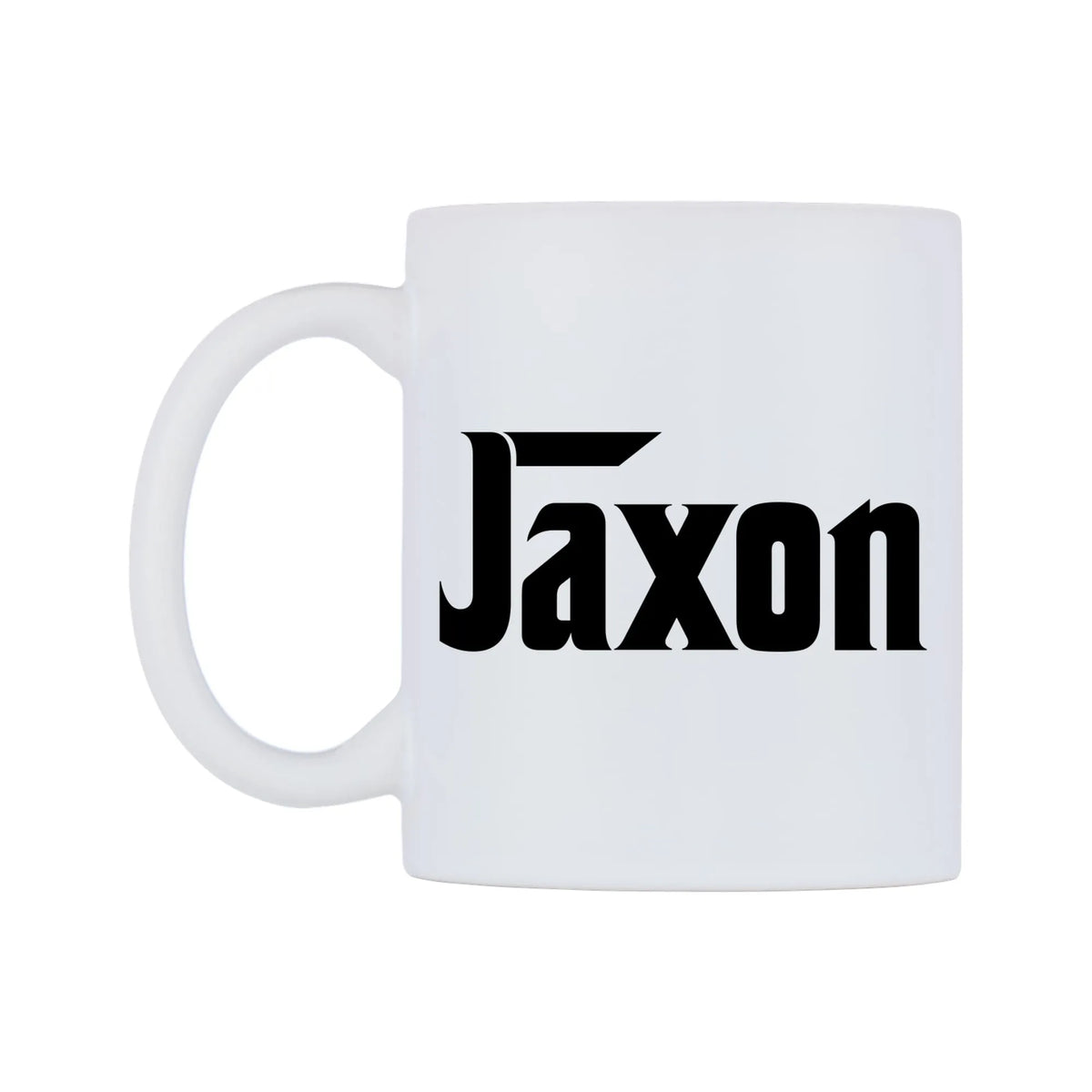 Jaxon - Godfather Themed Mug — white 11oz gloss mug, right side, on a white background