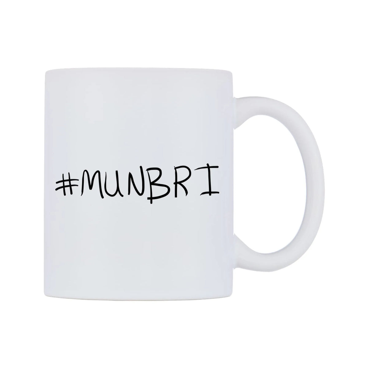 MUNBRI Mug — mug, left side, on a white background