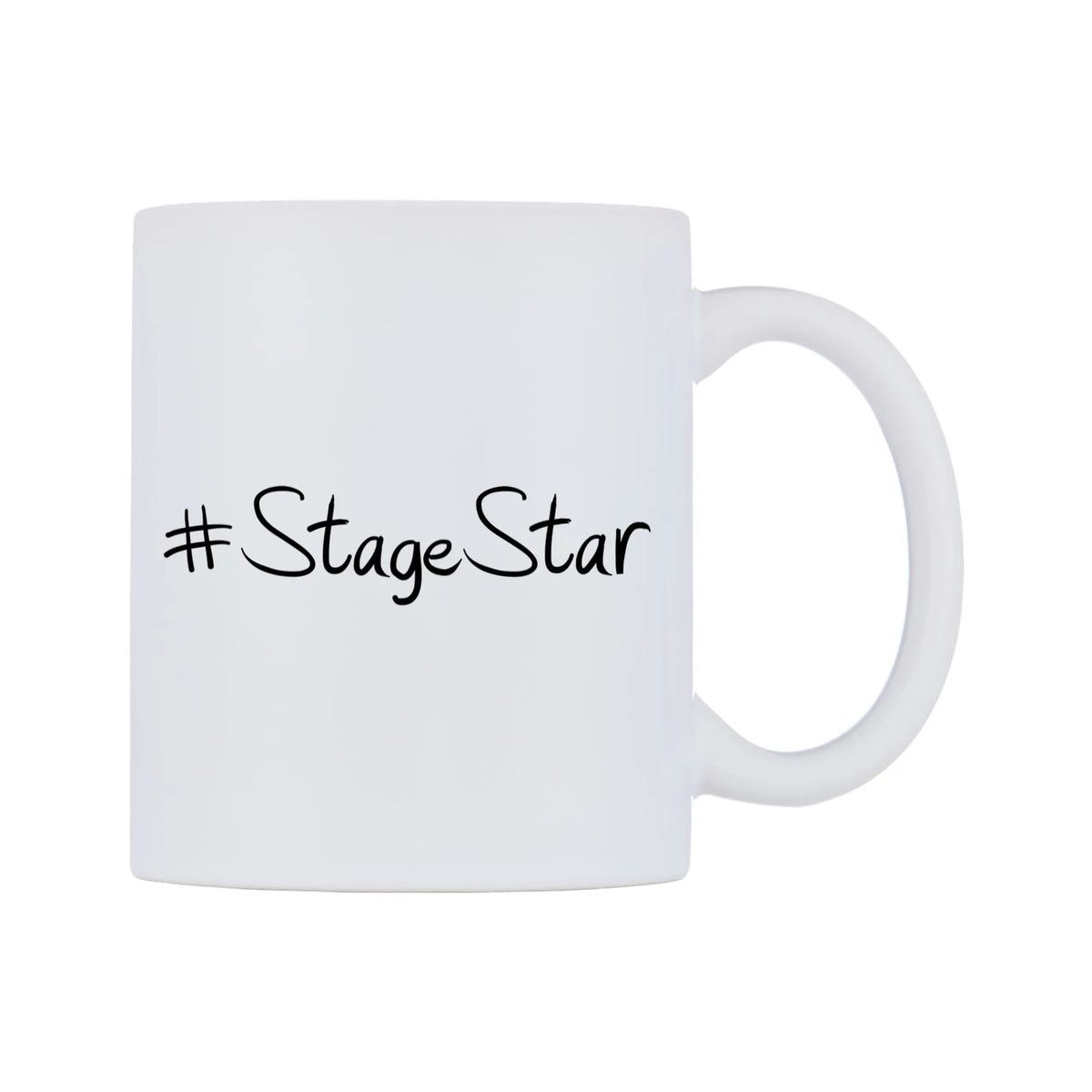 StageStar Mug — mug, left side, on a white background