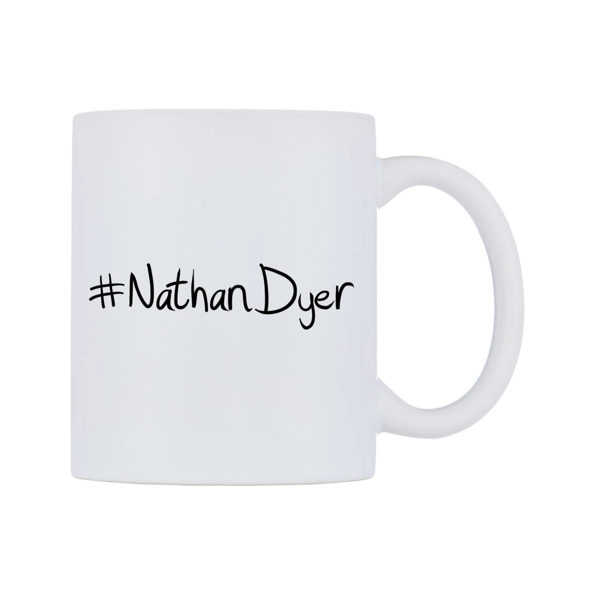 NathanDyer Mug — mug, left side, on a white background