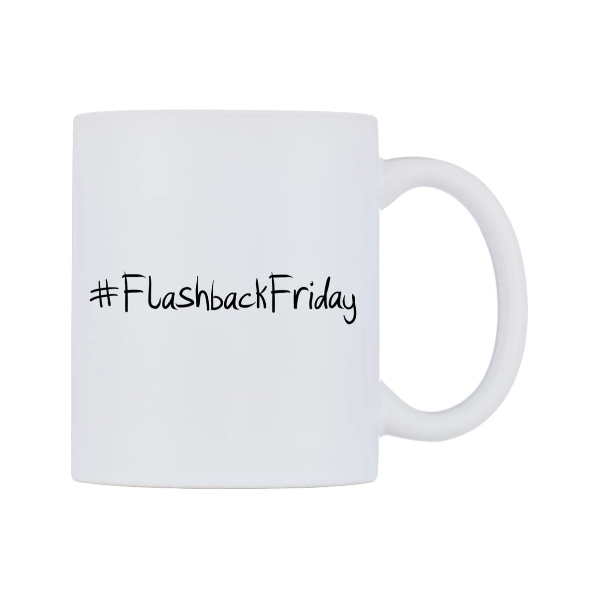 FlashbackFriday Mug — mug, left side, on a white background