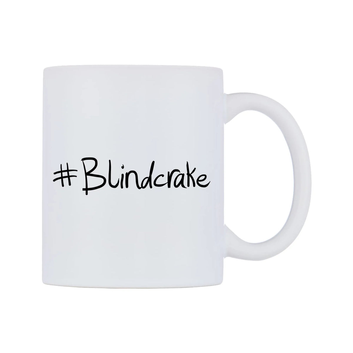 Blindcrake Mug — mug, left side, on a white background