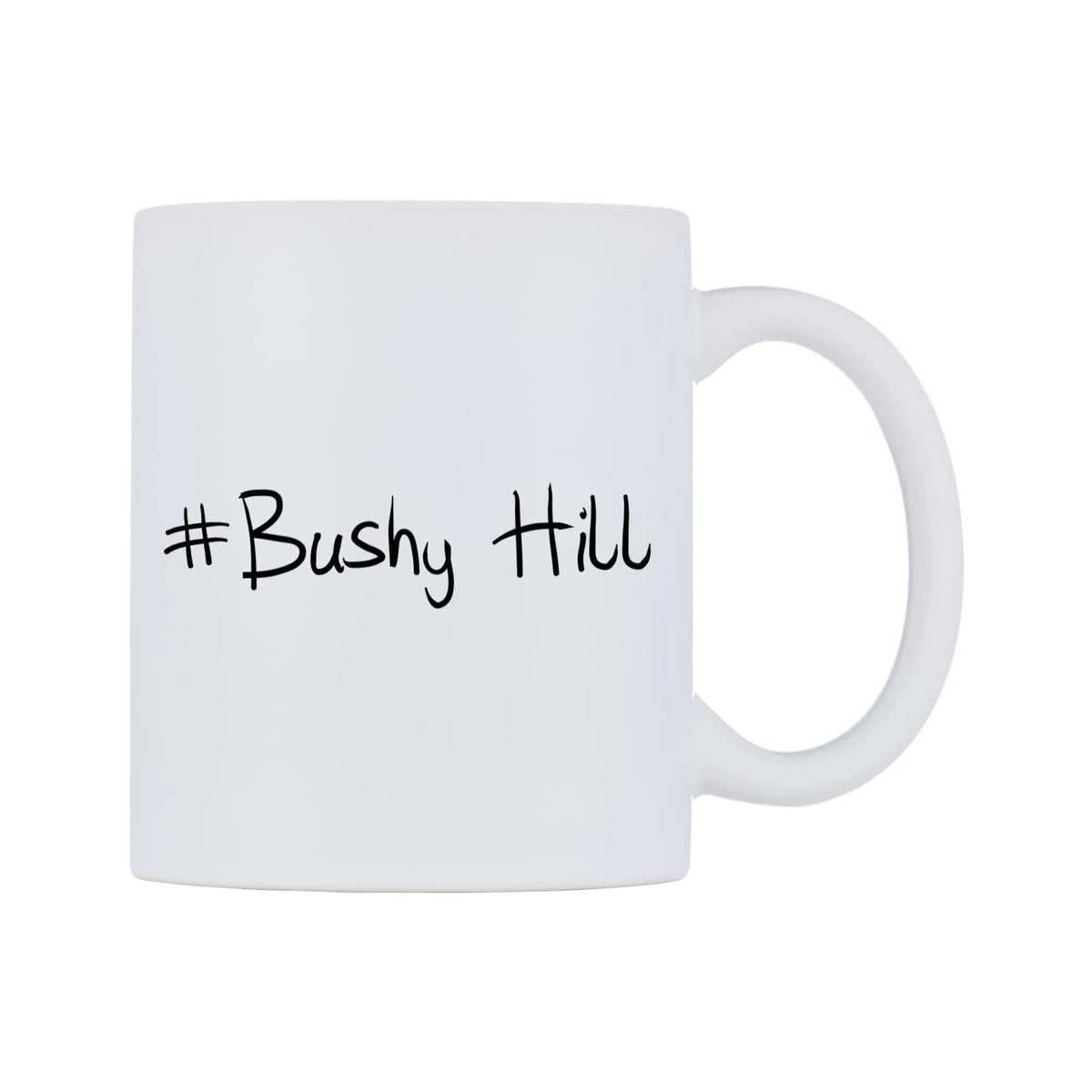 Bushy Hill Mug — mug, left side, on a white background