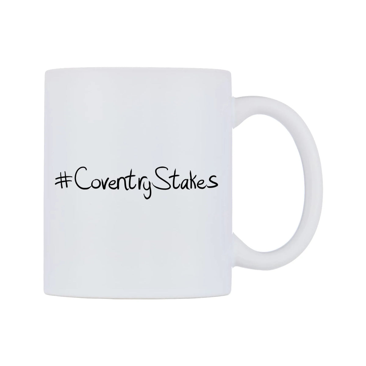 CoventryStakes Mug — mug, left side, on a white background
