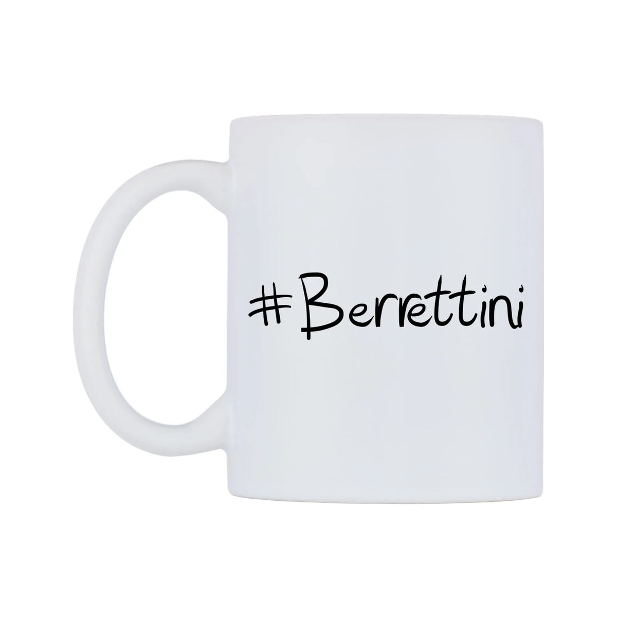 Berrettini Mug — mug, right side, on a white background