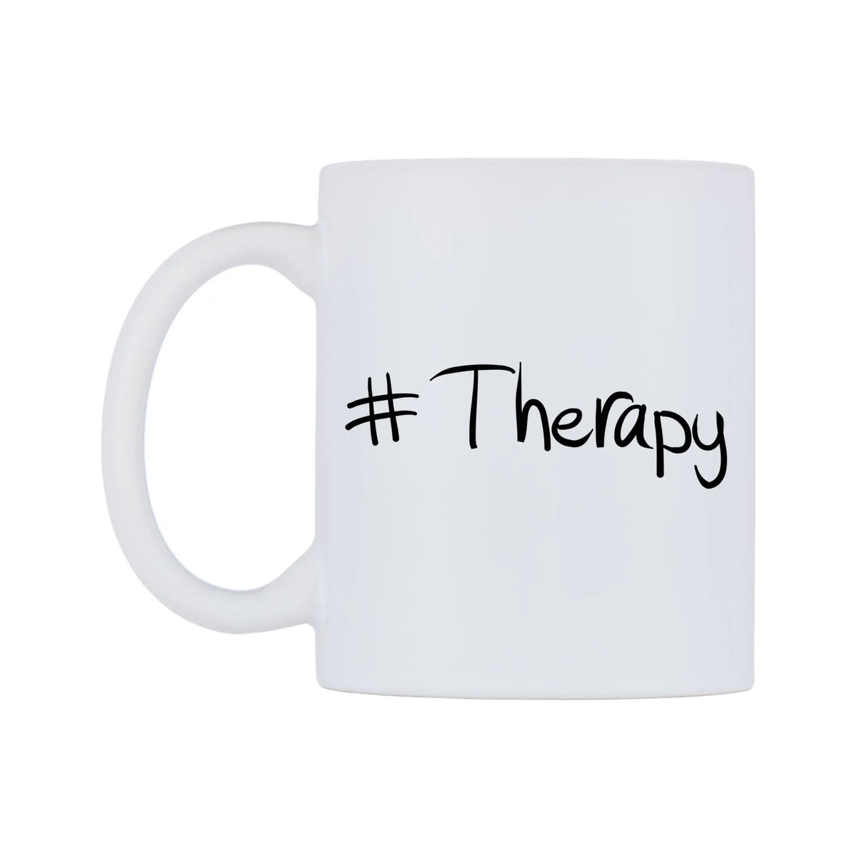 Therapy Mug — mug, right side, on a white background