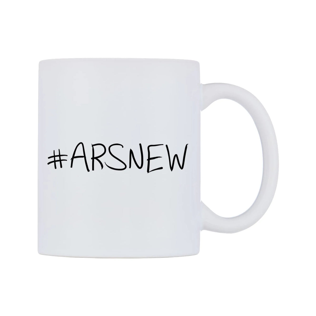 ARSNEW Mug — mug, left side, on a white background