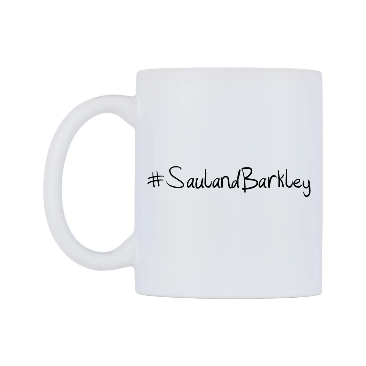 SaulandBarkley Mug — mug, right side, on a white background