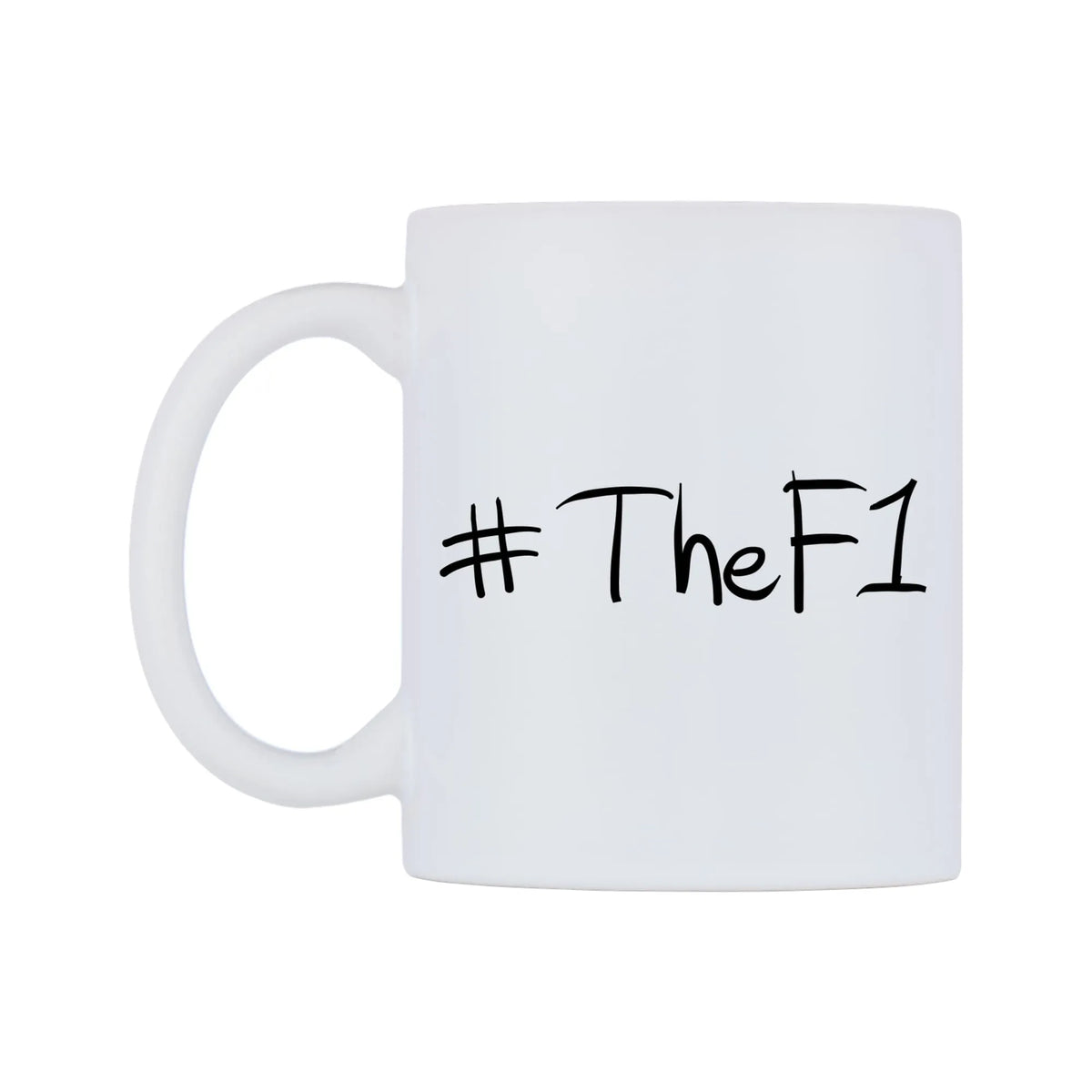 TheF1 Mug — mug, right side, on a white background