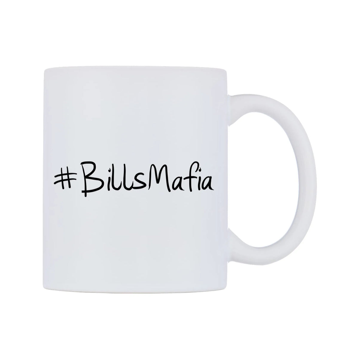 BillsMafia Mug — mug, left side, on a white background