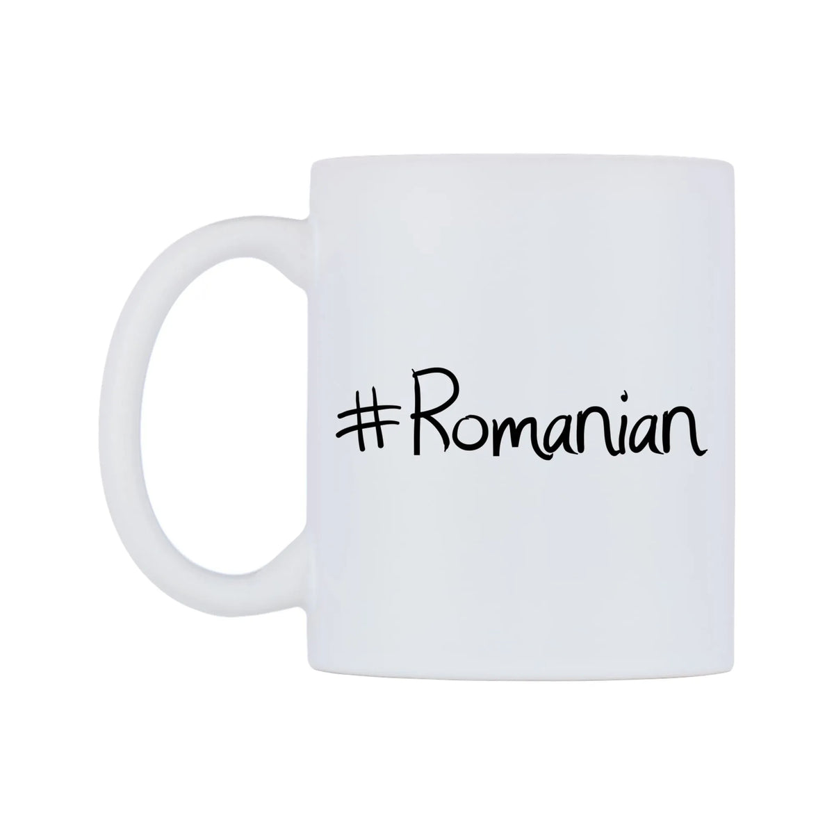 Romanian Mug — mug, right side, on a white background