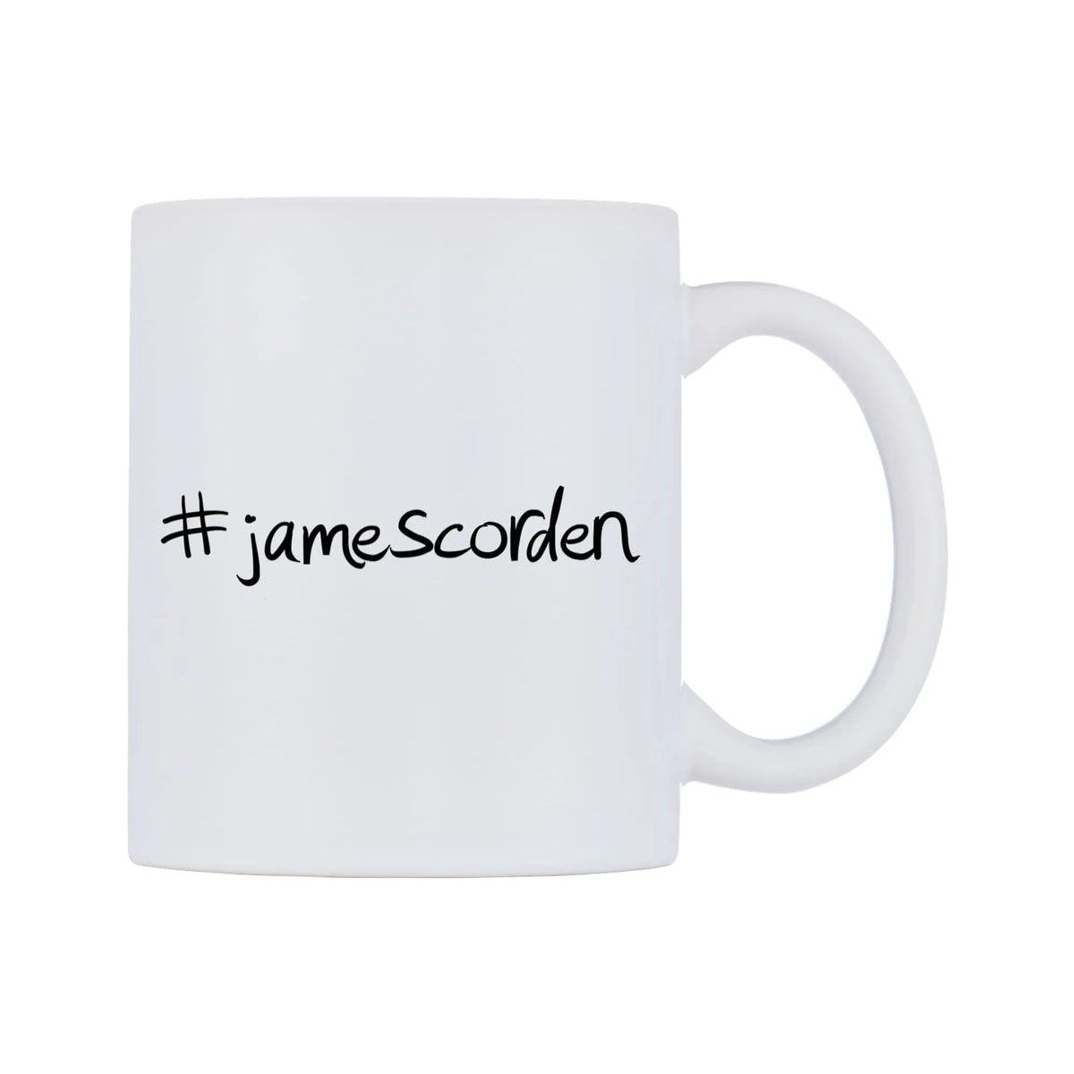 jamescorden Mug — mug, left side, on a white background