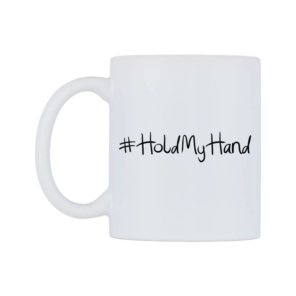 HoldMyHand Mug — mug, right side, on a white background