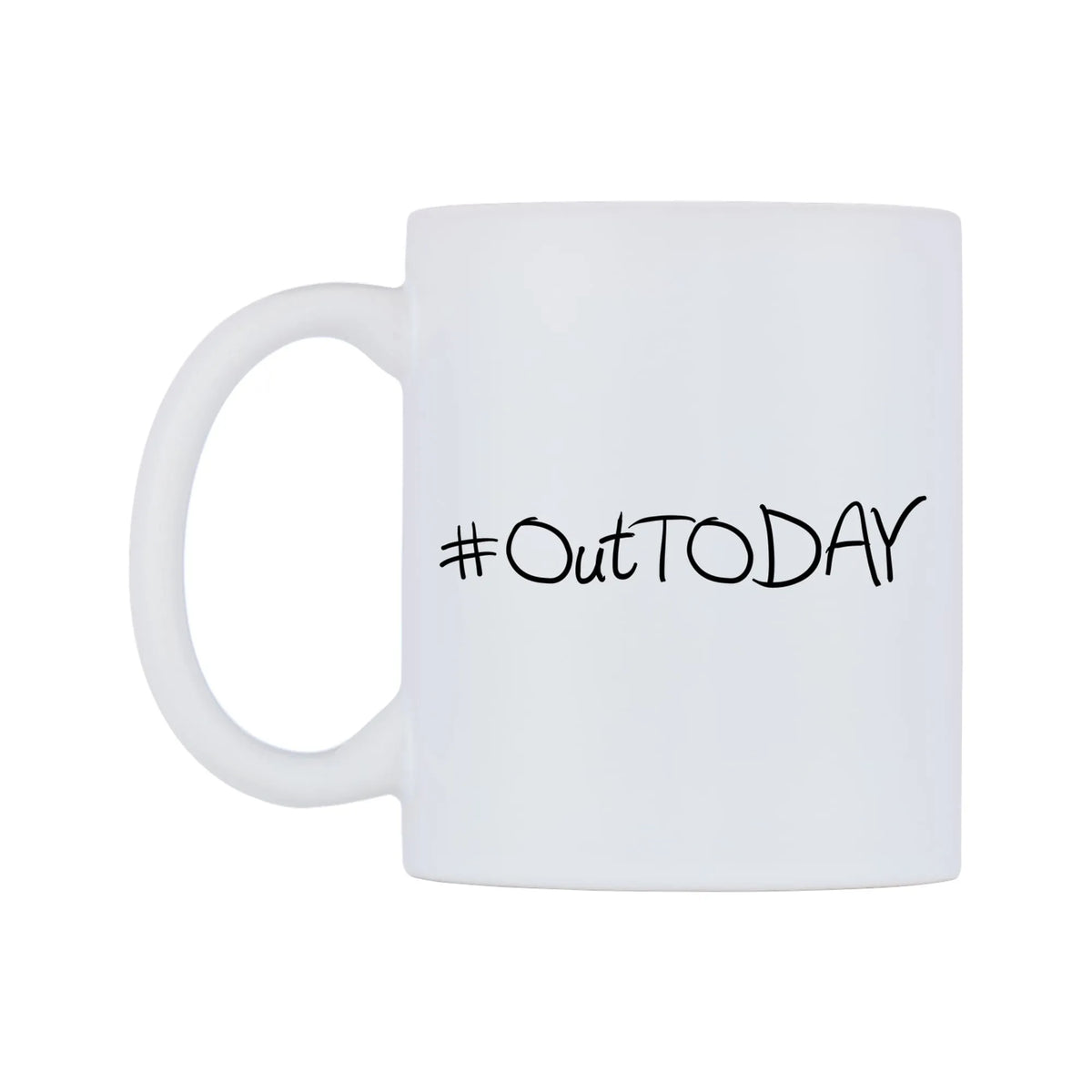 OutTODAY Mug — mug, right side, on a white background